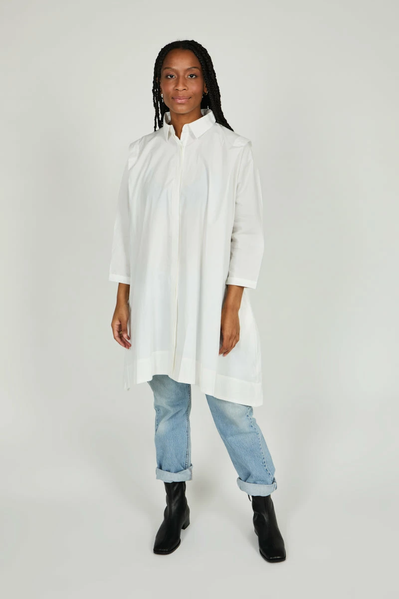 Intentionally Blank CLARA SHIRT DRESS White NEW ARRIVALS 3 Intentionally Blank CLARA SHIRT DRESS White NEW ARRIVALS