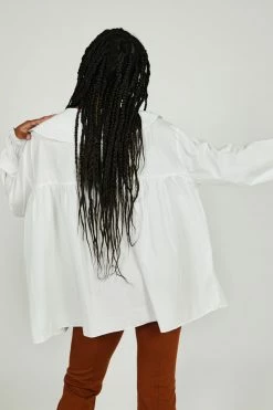 Intentionally Blank MARYSUE BLOUSE White