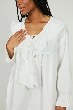 Intentionally Blank MARYSUE BLOUSE White