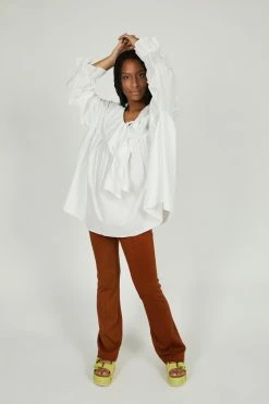 Intentionally Blank MARYSUE BLOUSE White