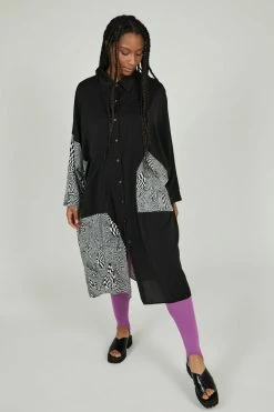 Intentionally Blank TOULOUSE SHIRT DRESS Black NEW ARRIVALS