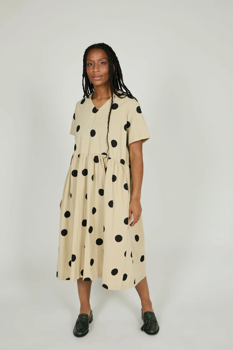 Intentionally Blank DIP DRESS Oatmeal 3 Intentionally Blank DIP DRESS Oatmeal