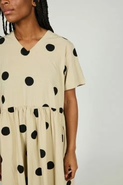 Intentionally Blank DIP DRESS Oatmeal
