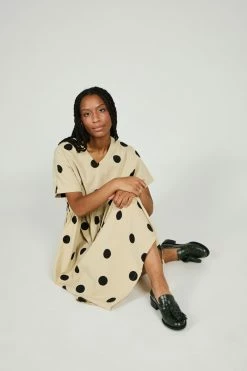 Intentionally Blank DIP DRESS Oatmeal 11 Intentionally Blank DIP DRESS Oatmeal