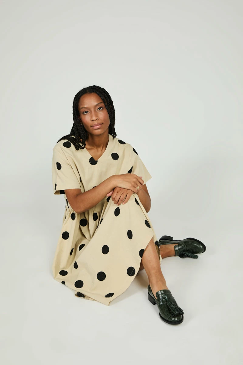 Intentionally Blank DIP DRESS Oatmeal 7 Intentionally Blank DIP DRESS Oatmeal