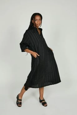 Intentionally Blank NATION DRESS Black NEW ARRIVALS