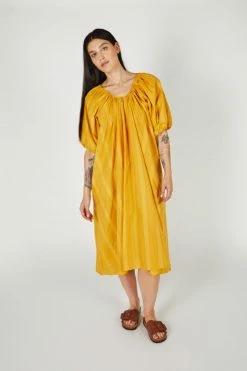 Intentionally Blank PERSIMMON DRESS Mustard NEW ARRIVALS