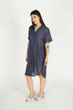 Intentionally Blank NEW ARRIVALS STATION DRESS Chambray