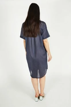 Intentionally Blank NEW ARRIVALS STATION DRESS Chambray