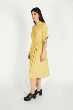 Intentionally Blank RETTA DRESS Golden NEW ARRIVALS