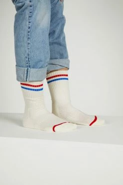 Le Bon BOYFRIEND EXTENDED SOCKS MILK NEW ARRIVALS