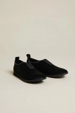 Intentionally Blank SHOES ANDREW SLIP ON Black Cowhide