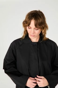 Intentionally Blank ARTY COAT BLACK GARMENTS