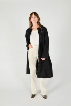 Intentionally Blank ARTY COAT BLACK GARMENTS