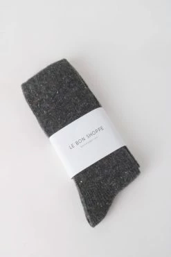 Le Bon SNOW SOCKS CHARCOAL LIFELIFE