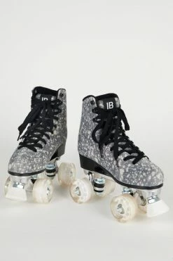 Intentionally Blank BLEACH OUT ROLLER SKATE Black Galaxy