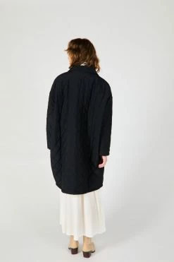 Intentionally Blank GARMENTS BENITO QUILTED COAT BLACK
