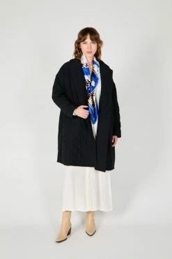 Intentionally Blank GARMENTS BENITO QUILTED COAT BLACK