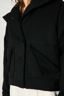 Intentionally Blank BOISE PUFFER JACKET BLACK GARMENTS
