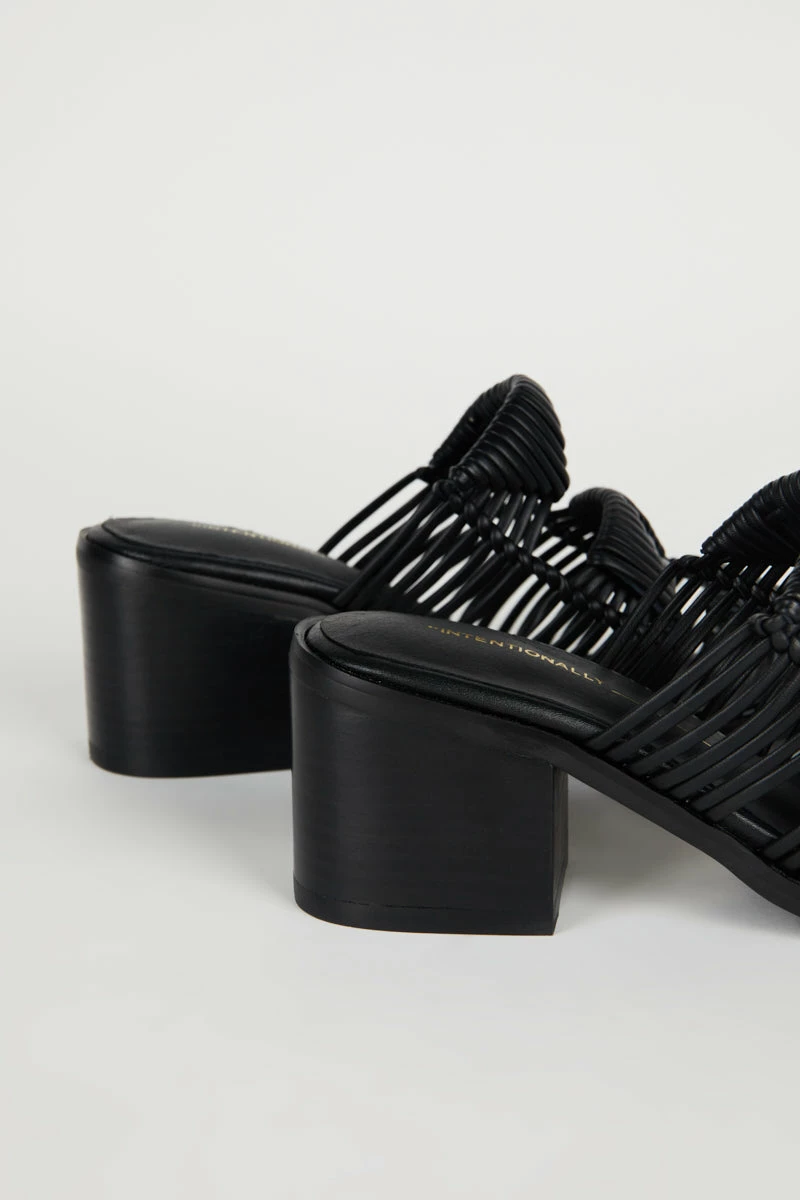 Intentionally Blank SHOES CALISTA MULE Black 7 Intentionally Blank SHOES CALISTA MULE Black