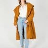 Intentionally Blank CAROL QUILTED COAT TAN