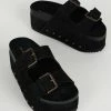 Intentionally Blank COOPER-2 PLATFORM SANDAL Black