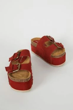 Intentionally Blank NEW ARRIVALS COOPER-2 PLATFORM SANDAL Rust