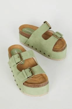 Intentionally Blank Outlet Store 33 Intentionally Blank NEW ARRIVALS COOPER-2 PLATFORM SANDAL Sage