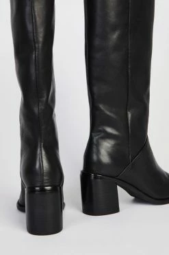 Intentionally Blank COUCOU TALL HEELED BOOT Black
