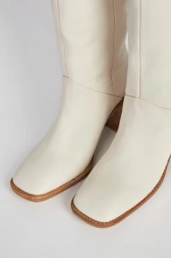 Intentionally Blank SHOES COUCOU TALL HEELED BOOT Cream
