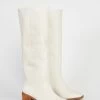 Intentionally Blank SHOES COUCOU TALL HEELED BOOT Cream