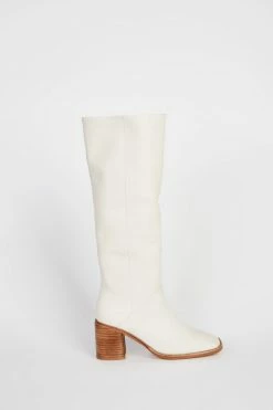Intentionally Blank SHOES COUCOU TALL HEELED BOOT Cream