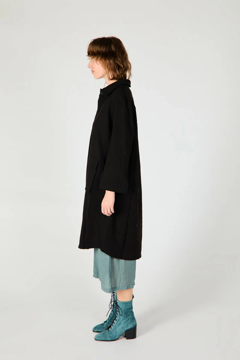 Intentionally Blank GARMENTS CHET COAT BLACK 5 Intentionally Blank GARMENTS CHET COAT BLACK