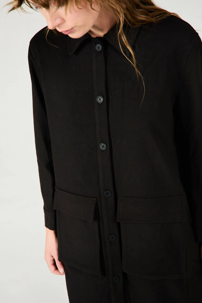 Intentionally Blank GARMENTS CHET COAT BLACK 4 Intentionally Blank GARMENTS CHET COAT BLACK