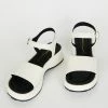 Intentionally Blank NEW SHOES DISHES FLATFORM SANDAL Cream