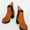 Intentionally Blank DRUE PLATFORM BOOT Tan Suede SHOES 1 Intentionally Blank DRUE PLATFORM BOOT Tan Suede SHOES