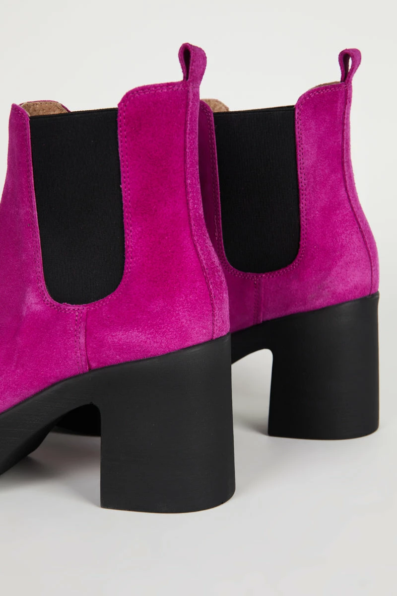 Intentionally Blank DRUE PLATFORM HEEL Magenta Suede 6 Intentionally Blank DRUE PLATFORM HEEL Magenta Suede
