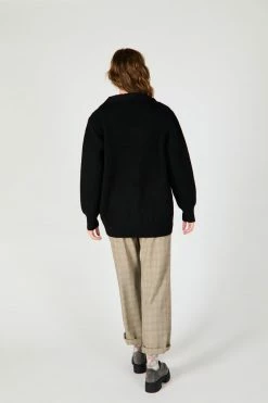 Intentionally Blank DEUX CARDIGAN CHARCOAL GARMENTS