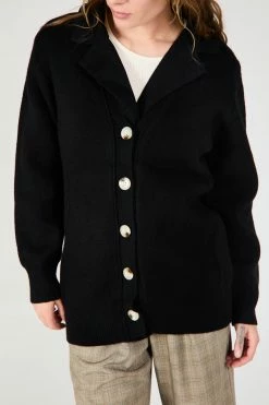 Intentionally Blank DEUX CARDIGAN CHARCOAL GARMENTS