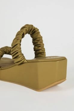 Intentionally Blank NEW SHOES PHORNA PLATFORM Toffee Vegan