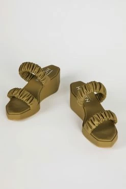 Intentionally Blank NEW SHOES PHORNA PLATFORM Toffee Vegan