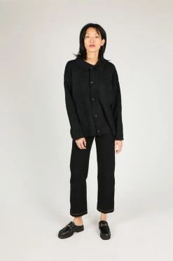 Intentionally Blank GARMENTS MONTICA Button Down Black