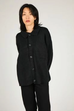 Intentionally Blank GARMENTS MONTICA Button Down Black