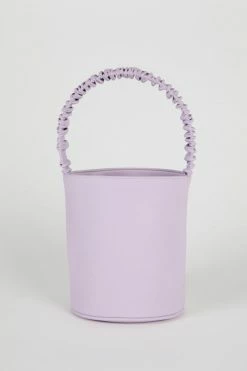 Intentionally Blank SCRUNCHIE BUCKET BAG Lilac Vegan