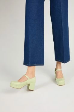 Intentionally Blank NEW ARRIVALS MIKA PLATFORM MARY JANE Green Tea