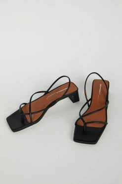 Intentionally Blank FREYA HEELED SANDAL Black NEW ARRIVALS