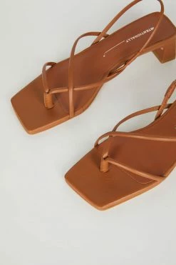 Intentionally Blank NEW ARRIVALS FREYA HEELED SANDAL Tan 11 Intentionally Blank NEW ARRIVALS FREYA HEELED SANDAL Tan