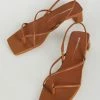 Intentionally Blank NEW ARRIVALS FREYA HEELED SANDAL Tan