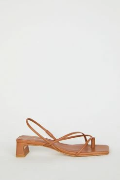 Intentionally Blank NEW ARRIVALS FREYA HEELED SANDAL Tan 13 Intentionally Blank NEW ARRIVALS FREYA HEELED SANDAL Tan