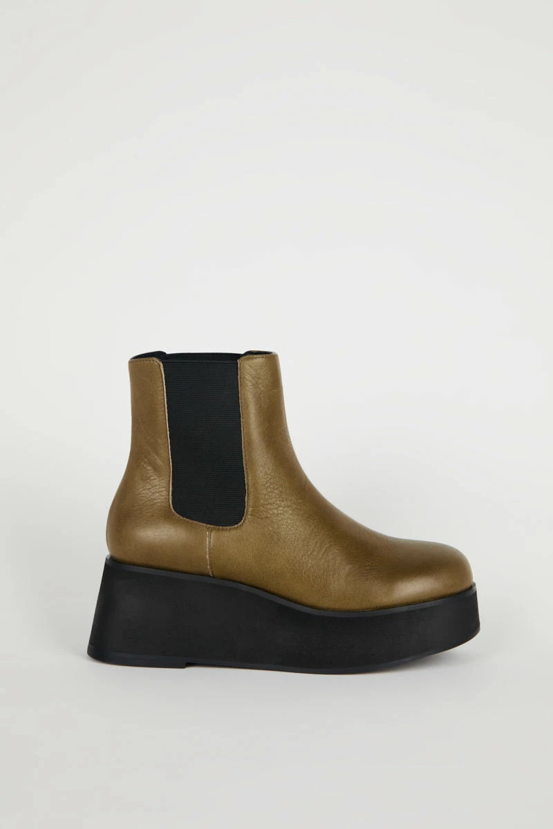 Intentionally Blank HAMMER PLATFORM BOOT Khaki SHOES 5 Intentionally Blank HAMMER PLATFORM BOOT Khaki SHOES